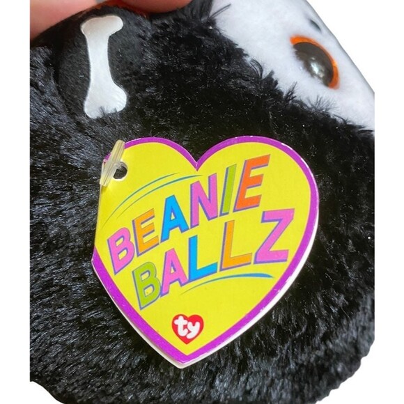 TY Beanie Ballz "Spooky" Halloween Skeleton Plush Toy 5" Collectible 2012 - Picture 8 of 8